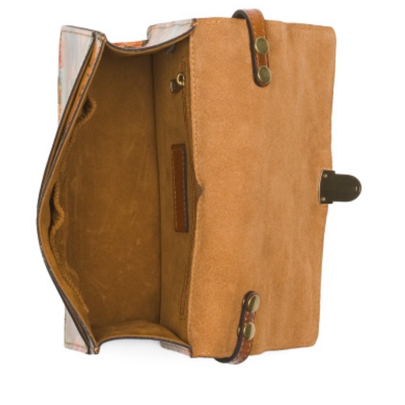 Patricia Nash **NWT** Locri crossbody leather with French Riviera design. - Picture 6 of 6